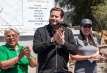 Inaugura Ismael Burgueño obra de drenaje pluvial en la colonia Valle Verde