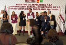 Ismael Burgueño formaliza su registro en proceso interno de Morena