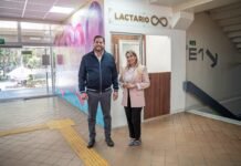 Inaugura presidente Ismael Burgueño lactario en Palacio Municipal