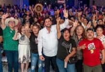 Desde el centro de Mexicali, Burgueño reúne a militancia para fortalecer la defensa de la Transformación